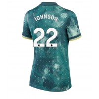 Camisa de Futebol Tottenham Hotspur Brennan Johnson #22 Equipamento Alternativo Mulheres 2024-25 Manga Curta